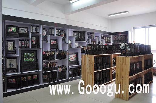 嬌古蘇繡展廳，嬌古蘇繡雙面繡展示廳，刺繡展廳設(shè)計
