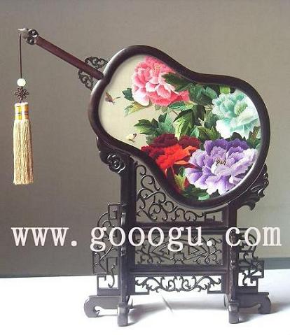 高檔牡丹雙面繡， 雙面繡精品 ，蘇繡精品