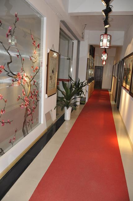 嬌古蘇繡藝術長廊，蘇州嬌古蘇繡展廳局部圖